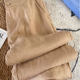 Maia - Calças Héritage em Linho