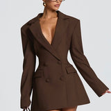 VESTIDO BLAZER MINI AJUSTADO