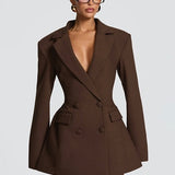 VESTIDO BLAZER MINI AJUSTADO