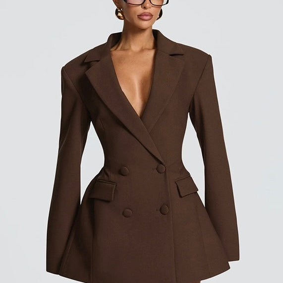 VESTIDO BLAZER MINI AJUSTADO
