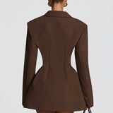 VESTIDO BLAZER MINI AJUSTADO