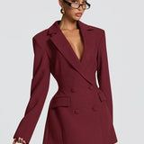 VESTIDO BLAZER MINI AJUSTADO