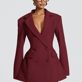 VESTIDO BLAZER MINI AJUSTADO