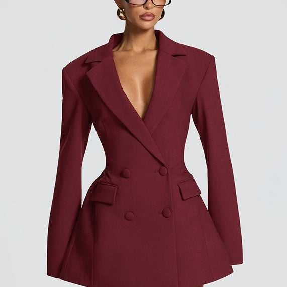 VESTIDO BLAZER MINI AJUSTADO