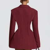 VESTIDO BLAZER MINI AJUSTADO