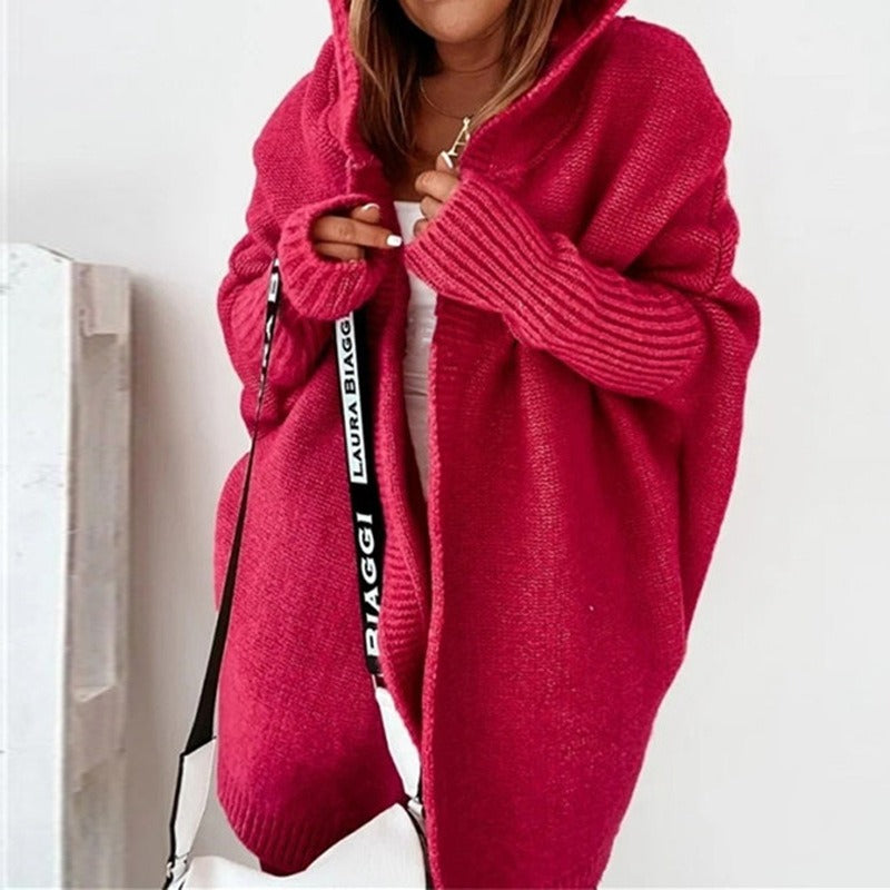 Louane | Cardigan longo para mulher | Inverno
