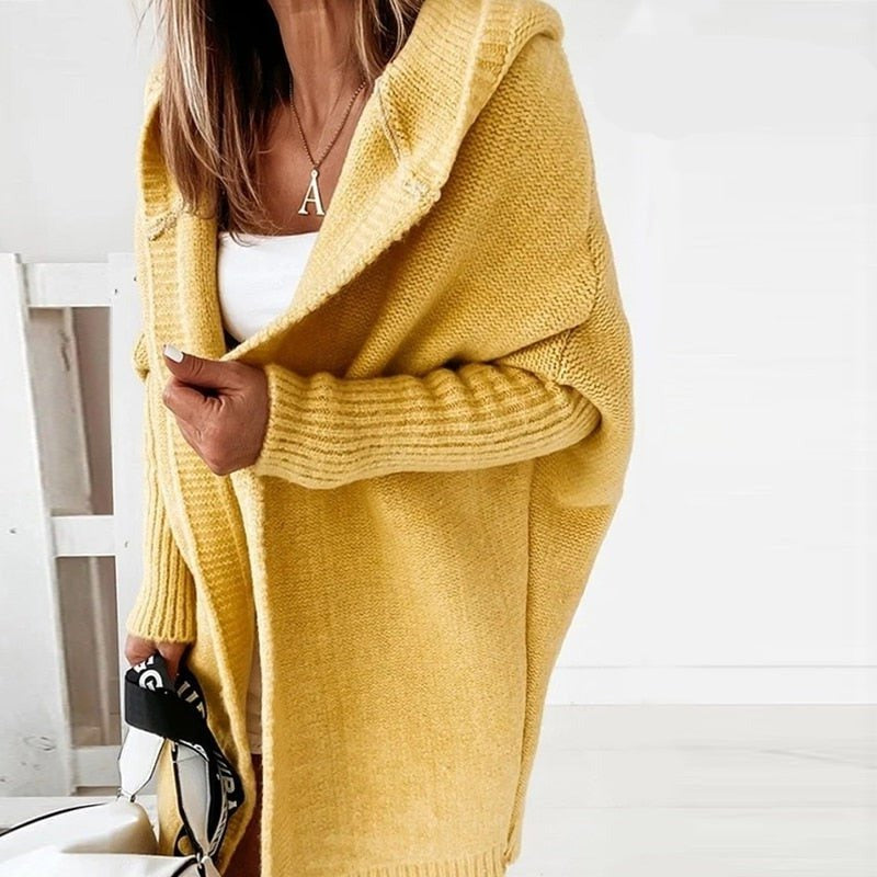 Louane | Cardigan longo para mulher | Inverno