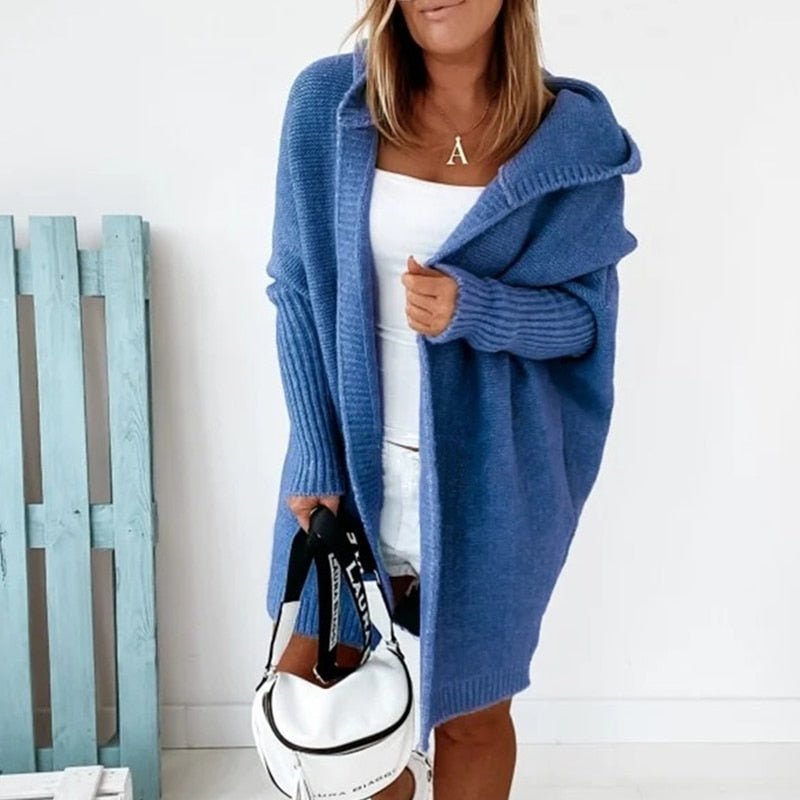 Louane | Cardigan longo para mulher | Inverno