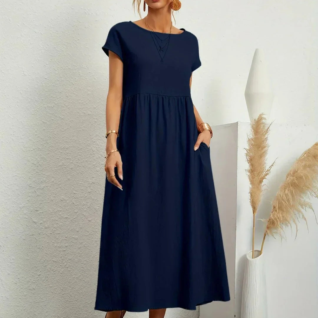 Gabrielle - Vestido Fluído de Elegância Intemporal