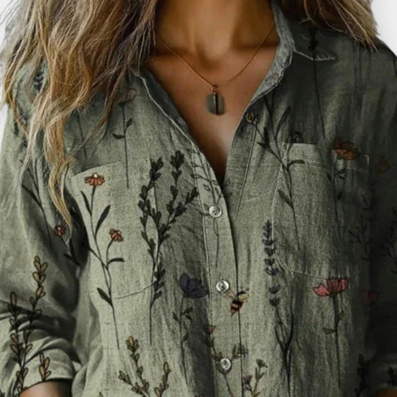 Mille | Blusa vintage com padrão