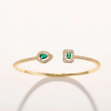 Bracelete Claudia de Esmeralda