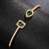 Bracelete Claudia de Esmeralda
