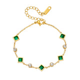 Pulseira Carolina com Esmeralda