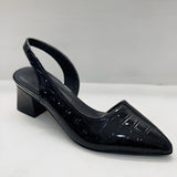 Wynn - Sapatos de salto com ponta larga