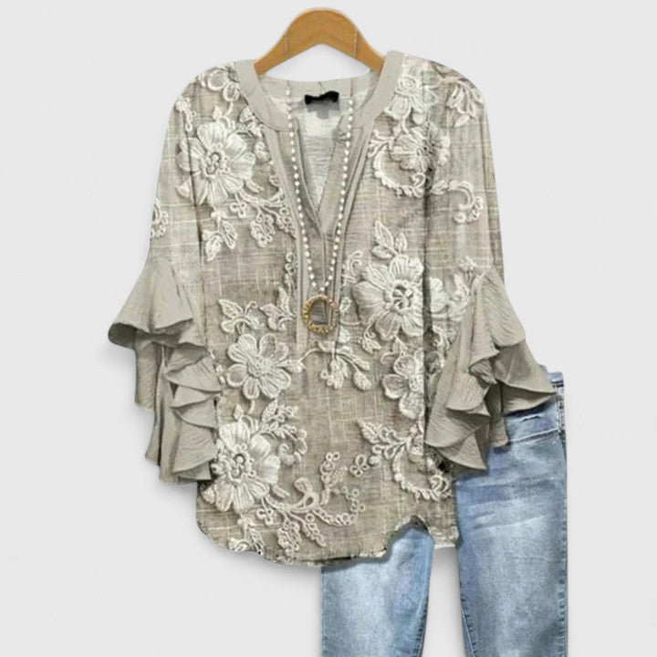 Valentina™ | Blusa Elegante e Sofisticada