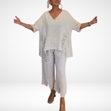 Briella™ Conjunto de Verão Elegante em Duas Peças