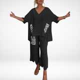 Briella™ Conjunto de Verão Elegante em Duas Peças