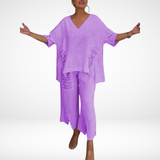 Briella™ Conjunto de Verão Elegante em Duas Peças