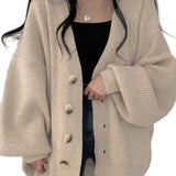 Página | Cardigan longo com botões para mulher | Moderno