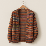 Pamela | Cardigan multicolorido para mulher | Moderno