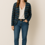 Pamela | Cardigan multicolorido para mulher | Moderno