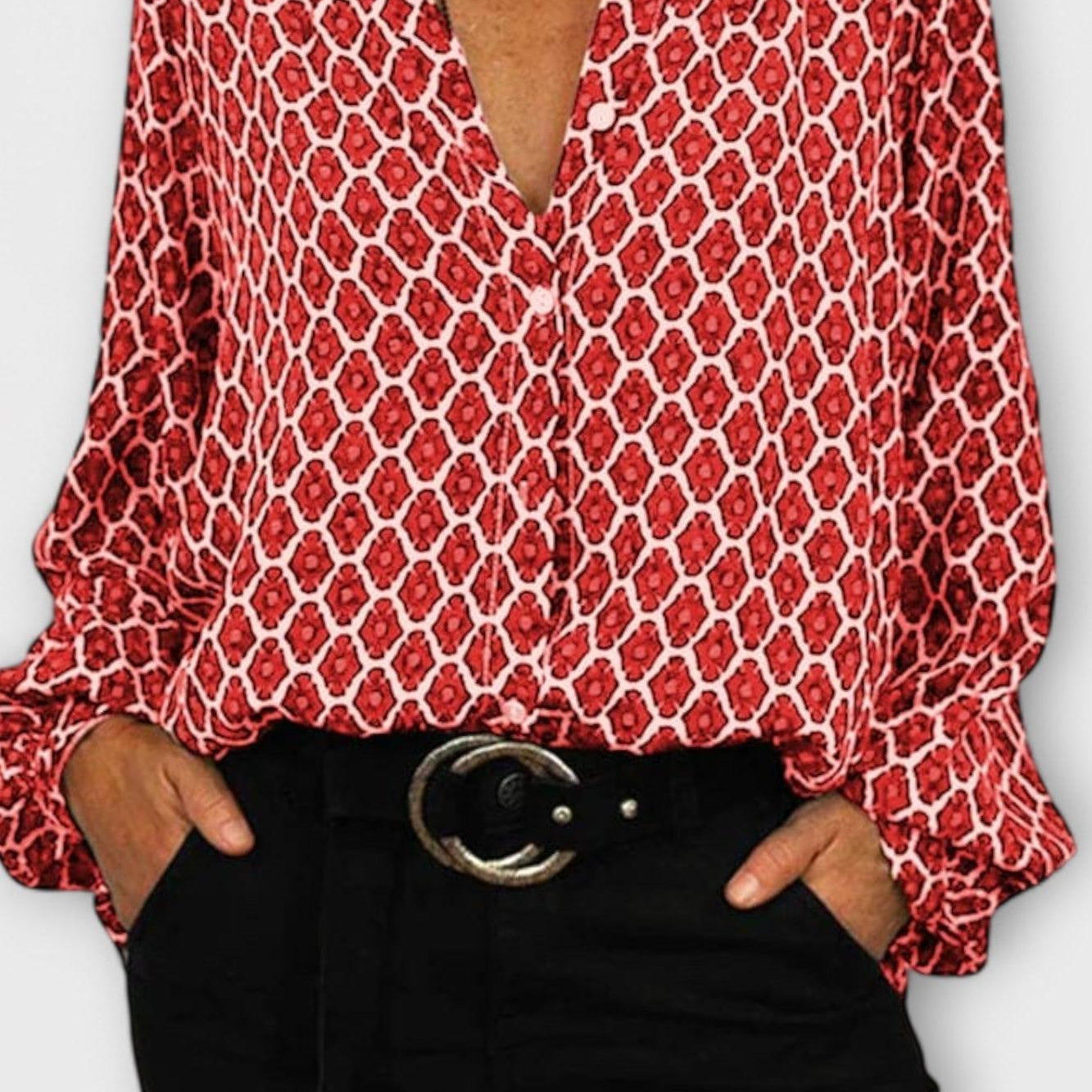 Pernille | Camisa de gola em V