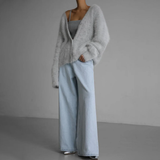 Luna - Cardigan em Cachemira Elegante