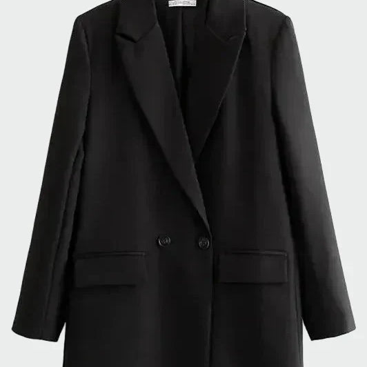Elizabeta - Casaco oversize de corte moderno