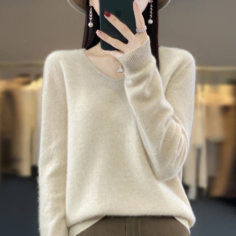 Elowen - Pulôver em Cashmere Elegante