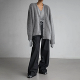 Luna - Cardigan em Cachemira Elegante