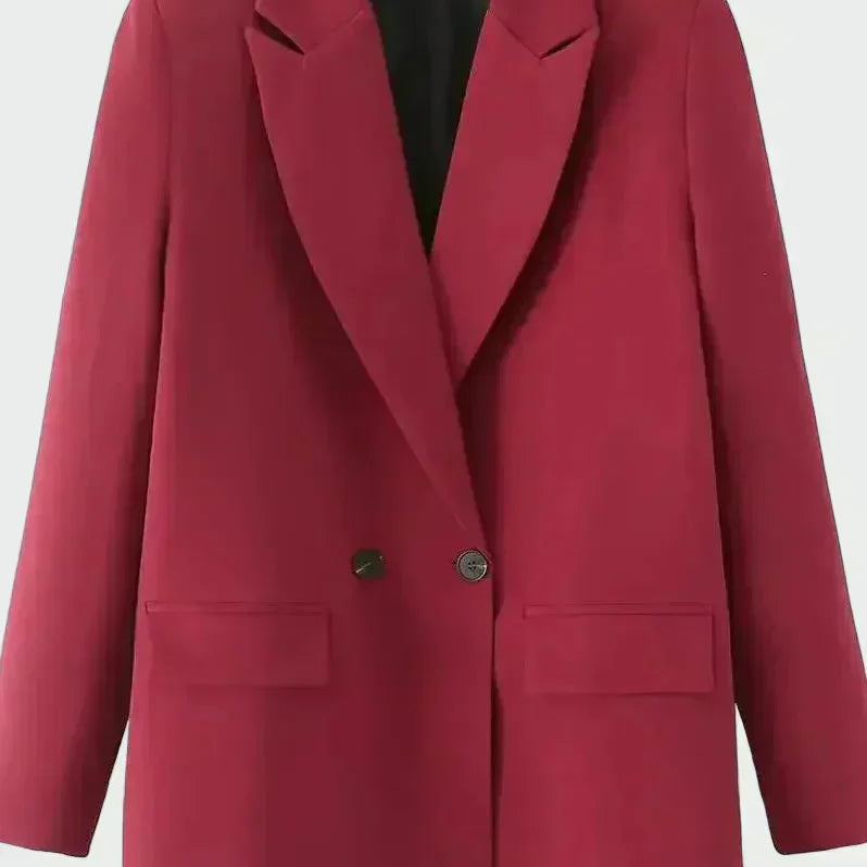 Elizabeta - Casaco oversize de corte moderno