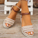 Sandálias de Verão Boho Chic