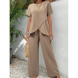 Lorrina™ Conjunto Elegante e Suave em Duas Peças