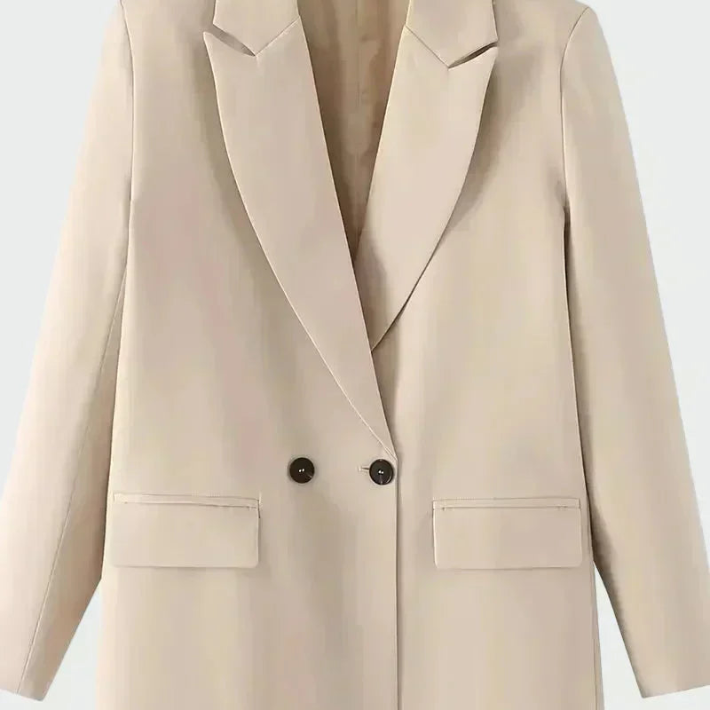 Elizabeta - Casaco oversize de corte moderno