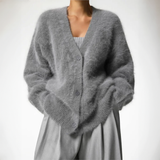 Luna - Cardigan em Cachemira Elegante