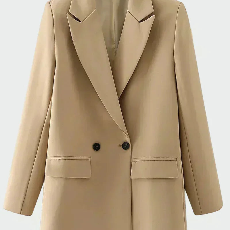 Elizabeta - Casaco oversize de corte moderno