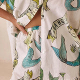 CONJUNTO DE CAMISA ESTAMPADA SEREIA