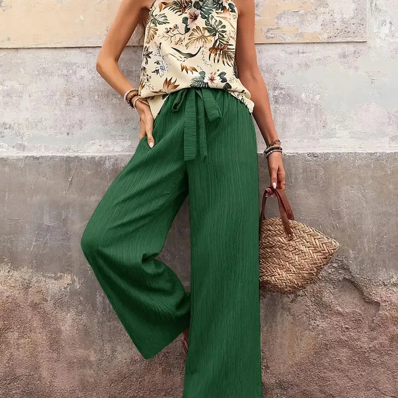 Conjunto Elegante de Duas Peças Sem Mangas Antonette™