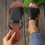 Sandálias Slip-On Trançadas
