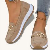 Ellie - Mocassins planos com fivela