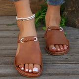 Sandálias Slip-On Trançadas