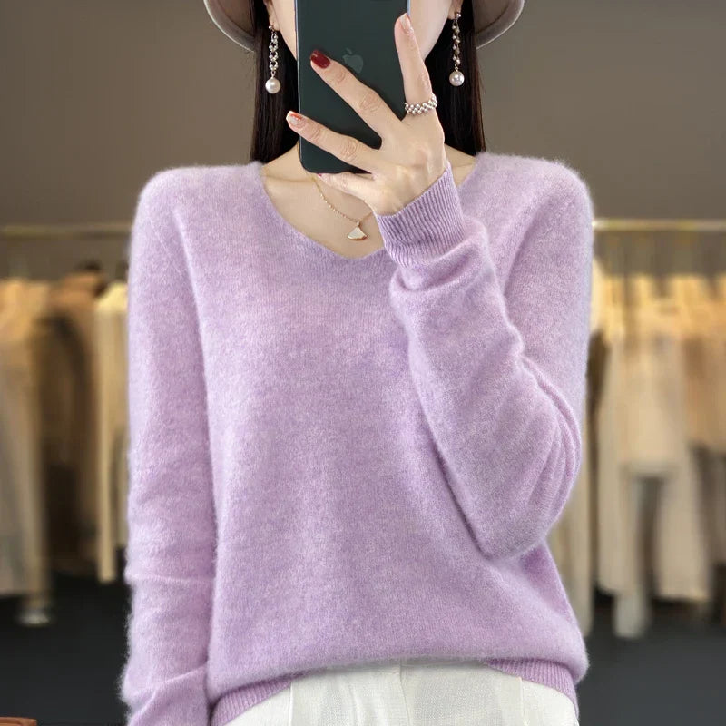 Elowen - Pulôver em Cashmere Elegante