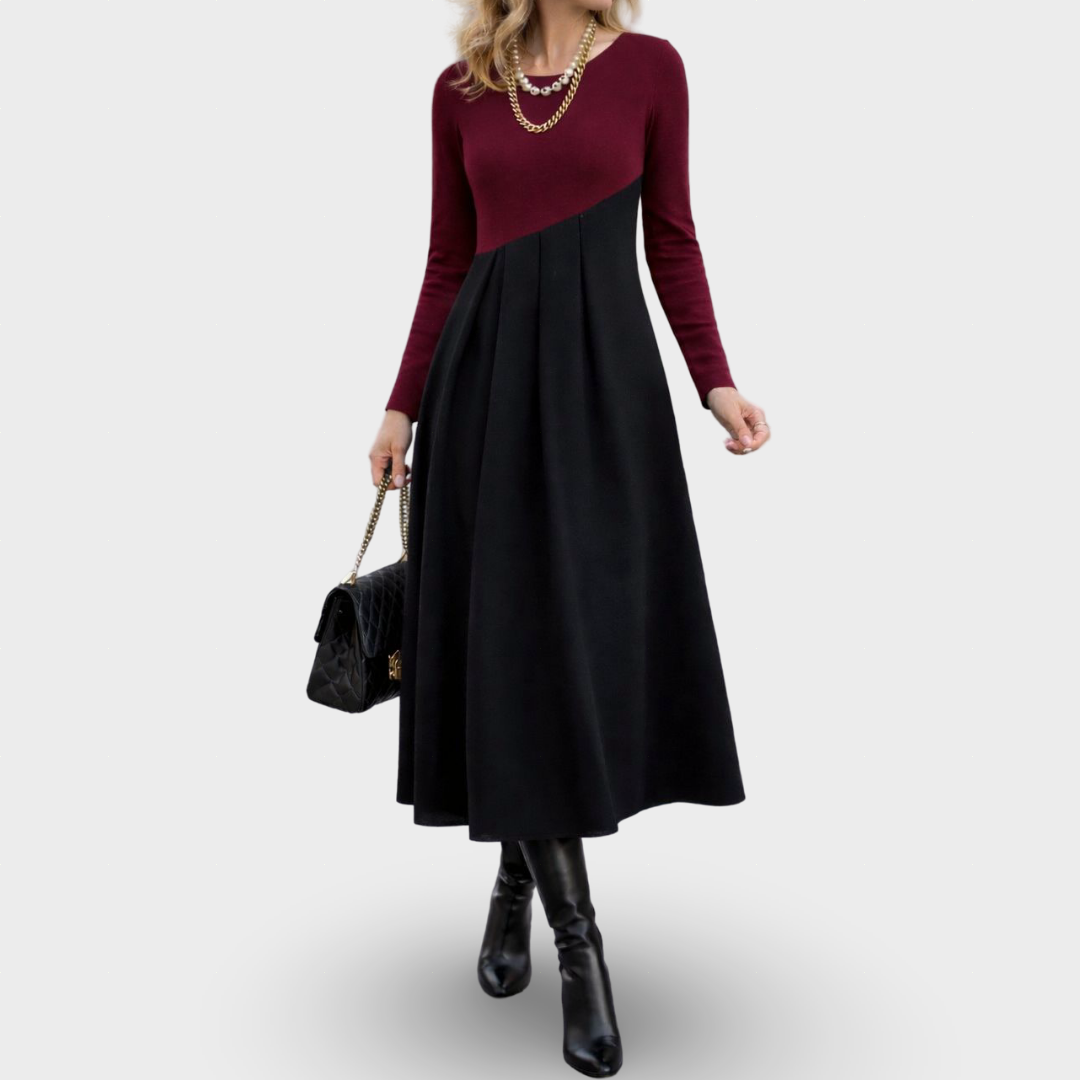 Eliara - Vestido Longo Elegante e Intemporal