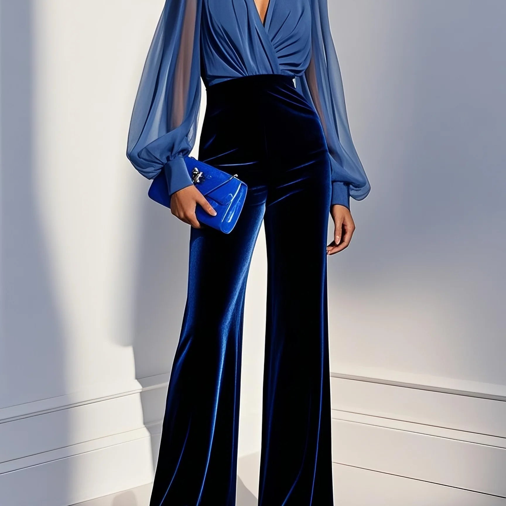 Maud™ | Mono elegante com decote em V