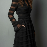 Rosalie™ | Vestido Mini Elegante com Decote em V Profundo
