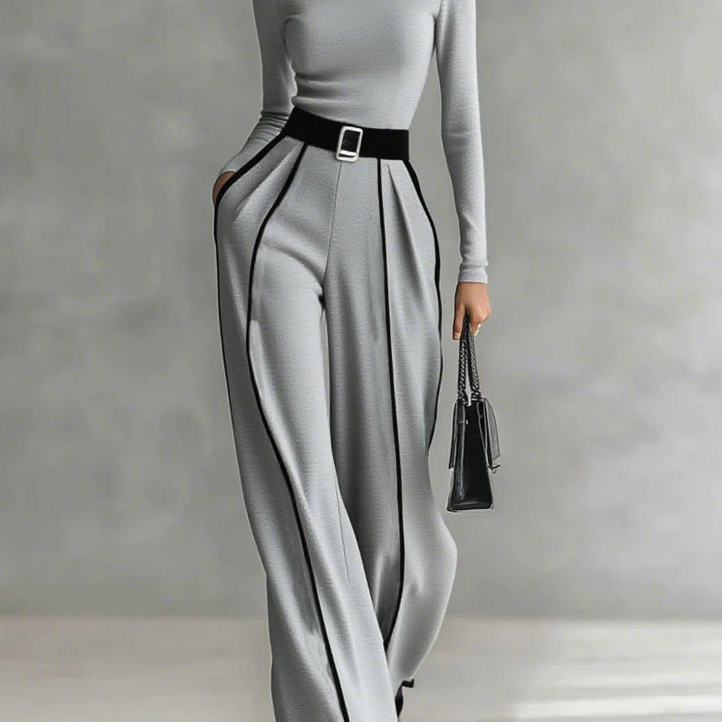Vera™ | Conjunto elegante com detalhe de contraste