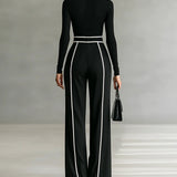 Vera™ | Conjunto elegante com detalhe de contraste