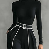 Vera™ | Conjunto elegante com detalhe de contraste