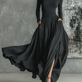 Eva™ | Conjunto elegante com saia plissada