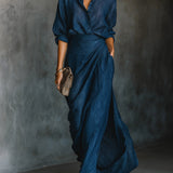Sara™ | Conjunto elegante com saia longa